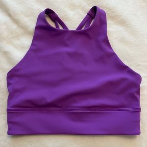 Lululemon Energy High Neck Longline Tough Bra *Medium support, Size 8